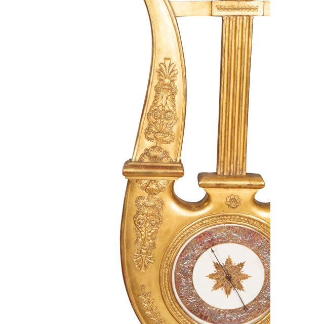 Early 19th Century Charles X Giltwood Barometer For Sale - Image 5 of 10