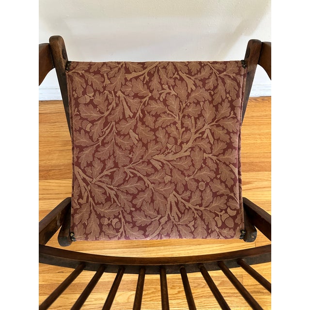 Late 19th Century William Morris English Arts and Crafts Folding Camp Chair For Sale In Los Angeles - Image 6 of 11