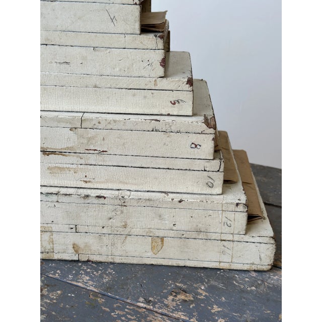 Vintage Folk Art Graduated Shop Bag Stand, Circa 1940s For Sale - Image 12 of 15