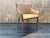 Rh Nicola Slope Leather Dining Armchair — Vegan Leather | Cocoa For Sale - Image 9 of 18