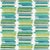 Harlequin Calcine Fabric in Emerald / Zest / Marine For Sale