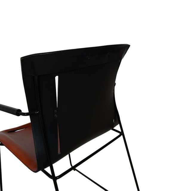 Leather Chairs from Cuoio, Set of 4 For Sale - Image 11 of 18