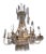 Vintage Neo-Classic Brass Dore Chandalier For Sale