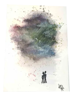 Lis Art, Acrylic in Love: Abstract Love, Acrylic, 2019