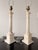 Neoclassical Alabaster Marble Table Lamps Pair For Sale - Image 13 of 14