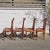Brown Vintage Louis XV Style Wood and Cane Dining Chairs, 1980s, Set of 4 For Sale - Image 8 of 18