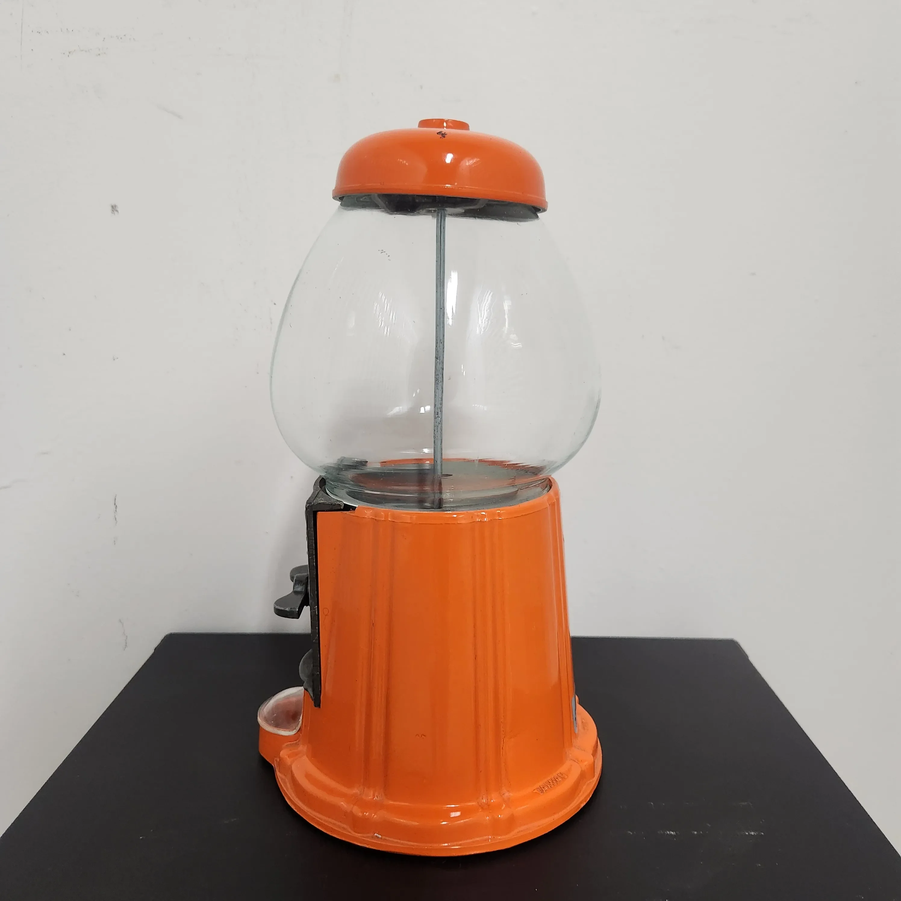 Vintage 1980s Jolly Good Orange Gumball Machine Candy Dispenser