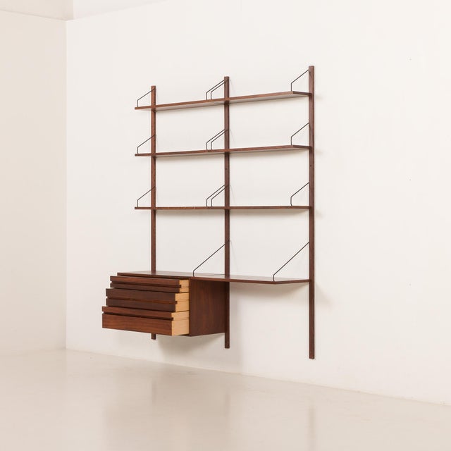 Cado Shelving Unit with Desk by Poul Cadovius for Cado, 1960s For Sale - Image 4 of 15