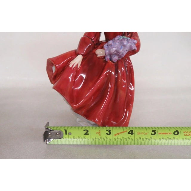 Ceramic Royal Doulton Lilac Time Hn2137 Bone China Porcelain Figurine For Sale - Image 7 of 13