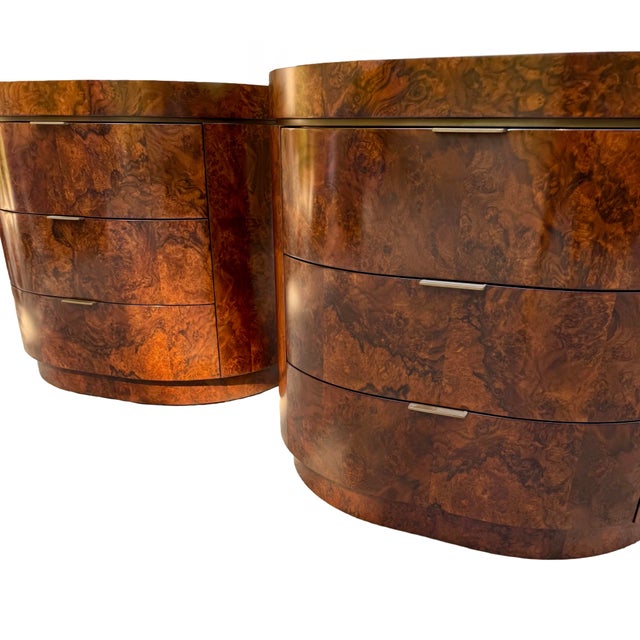 Retail for $6300. The Jonathan Charles Jacques Nightstand (007-1-800-WBL) is a sophisticated, contemporary bedside piece...