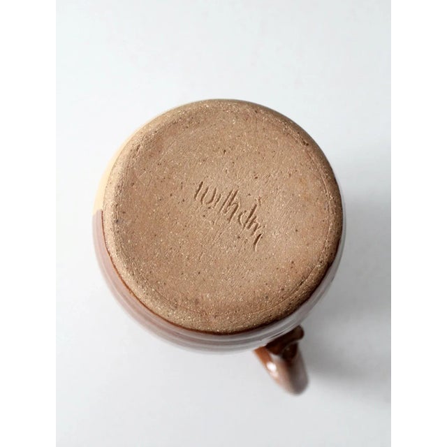 Vintage Studio Pottery Pitcher For Sale - Image 12 of 13