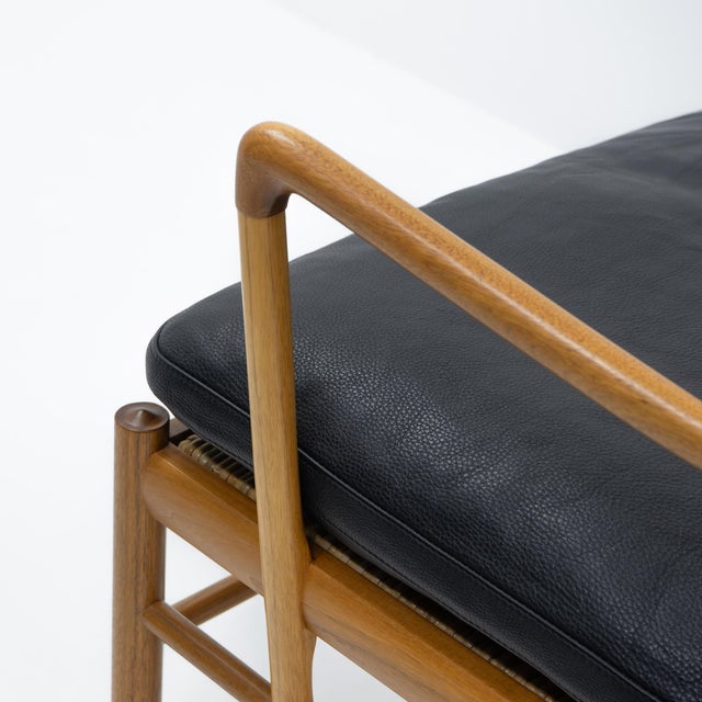 Ole Wanscher Colonial Lounge Chair by Ole Wanscher for Poul Jeppesen, 1990s For Sale - Image 4 of 12