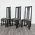 Tris Wooden Throne Chairs by Giorgetti, 1980s, Set of 3 For Sale - Image 16 of 18