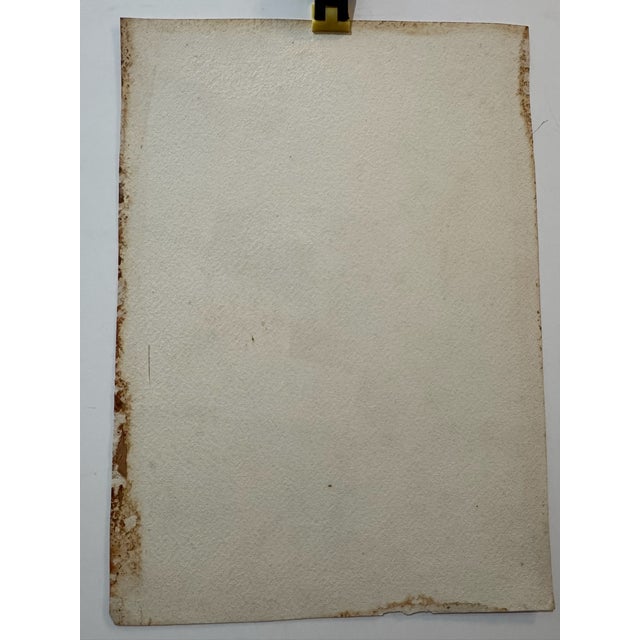 Attributed to Frank Henry Mason July 1887 Country House Landscape Watercolor For Sale In Atlanta - Image 6 of 7