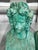 Early 21st Century Verdigris Sculptural Replica Casts of Roman Flavian Figures - A Pair For Sale - Image 5 of 11