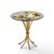 Jay Strongwater Lola Ginkgo Brass Leaf Side Table For Sale - Image 4 of 8