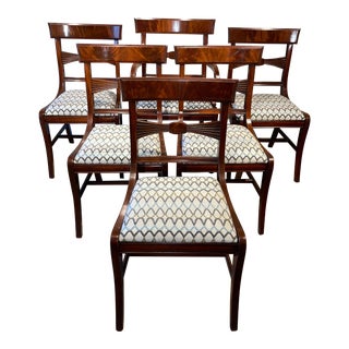 Early 19th Century Georgian Style Set of Six Dining Chairs For Sale