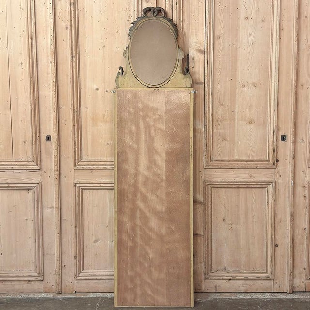 Antique French Louis XVI Gilded Trumeau Mirror For Sale - Image 16 of 16