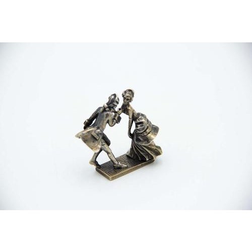 Silver Statuettes with Figures of Dancers For Sale - Image 3 of 4