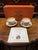 Crocus Pattern Tea Cups and Saucers by Clarice Cliff, Set of 4 For Sale - Image 5 of 5