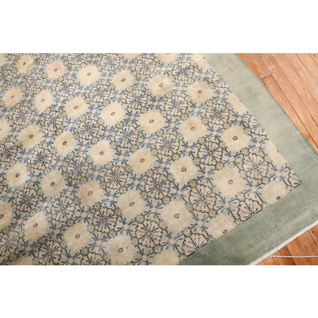 Zabihi Collection Mid 20th Century Turkish Deco Rug - 6'10" x 9'8" For Sale - Image 18 of 18