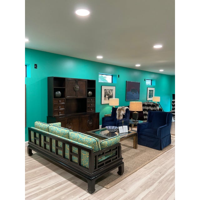 Expertly Restored Century Furniture Tomei Sofa For Sale - Image 9 of 11