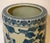 Chinese Blue and White Porcelain Cylindrical Bough Vase With Landscape Scene For Sale - Image 4 of 11