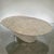Metal Italian Tessellated Stone and Brass Inlay Oval Coffee Table For Sale - Image 7 of 13