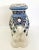 Off-white Vintage Elephant Garden Stool Blue & White Ceramic / Side Table / Plant Stand, Chinoiserie Style For Sale - Image 8 of 10