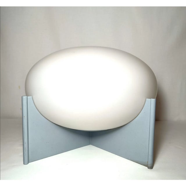 German Table Lamp with Opaline Glass Shade, 1980s For Sale - Image 10 of 12