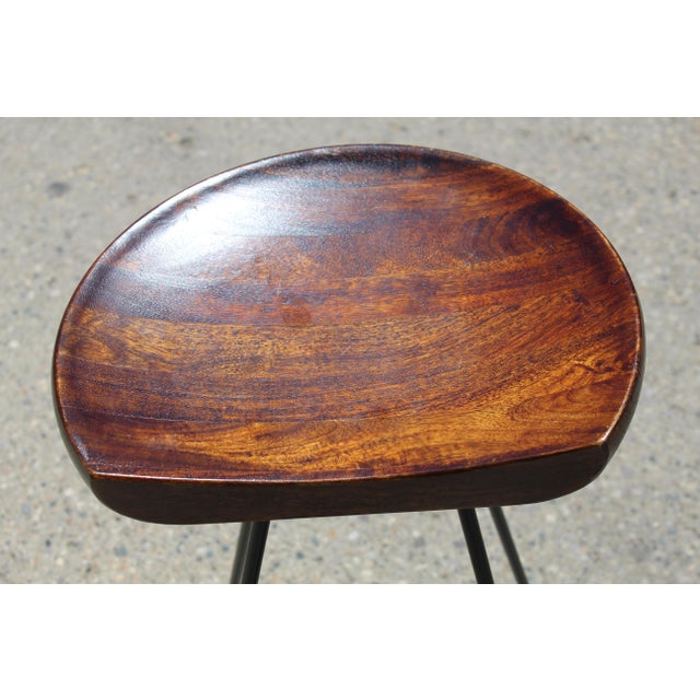 Mid Century Modern Greta Grossman Style Bar Stools- a Pair For Sale - Image 9 of 13