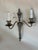 Silver 1920s Neoclassical Silverplate Electric Sconces - Rewired - Set of 2 For Sale - Image 8 of 8
