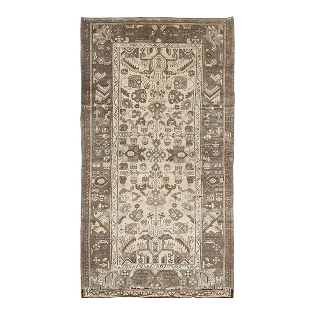Galerie Shabab Collection Mid-20th Century Persian Malayer Accent Rug For Sale
