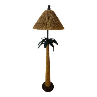 Vintage Palm Tree Floor Lamp For Sale