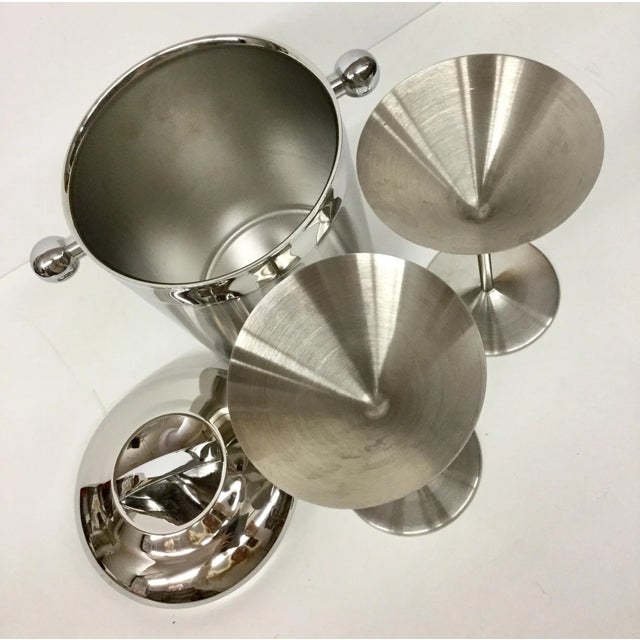 1960s 1960s Vintage Stainless Copco Martini Set - 3 Pieces For Sale - Image 5 of 11
