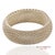 Tiffany and Co. Tiffany & Co. Sterling Silver Somerset Mesh Wide Bangle Bracelet For Sale - Image 4 of 11