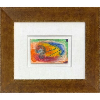 1950s Rolph Scarlett, Untitled (Original Framed Painting on Cardboard) For Sale