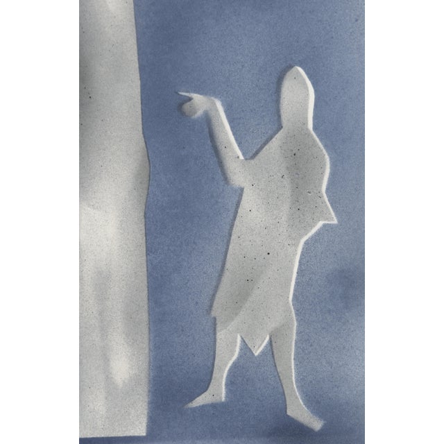 Ernst Bräuer, Crucifixion in Blue, 1962, Signed, 1962, Lithograph For Sale - Image 9 of 11