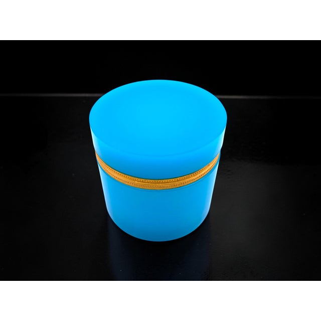 Murano Opaline Glass Jewelry Box, 1950s For Sale - Image 10 of 12