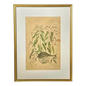 18th Century Framed "Globe Fish" by Mark Catesby