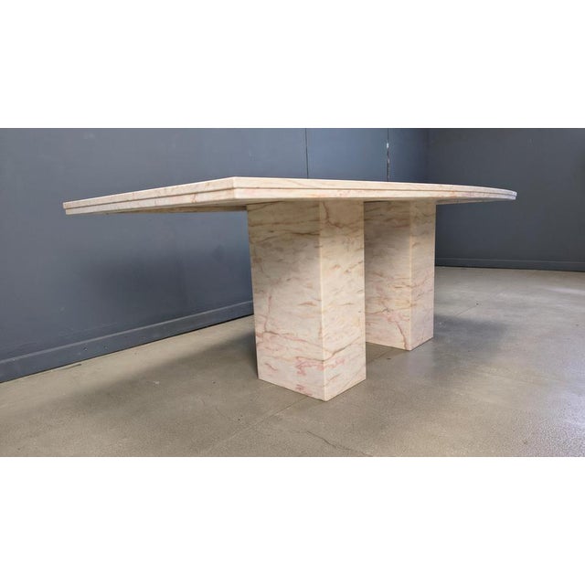 1970s Vintage Marble Dining Table, 1970s For Sale - Image 5 of 14