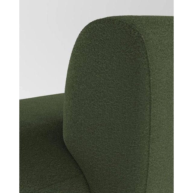 Contemporary Hug Sofa in Green by Ferrianisbolgi For Sale - Image 3 of 5
