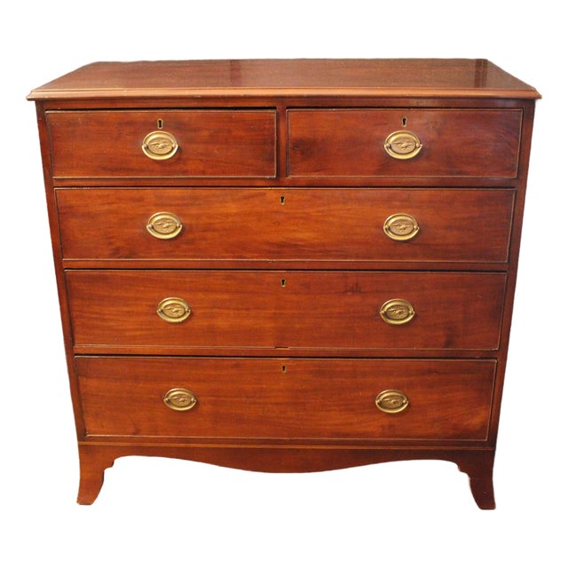 Late 18th Century English George III Chest of Drawers For Sale