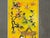 Vintage Yellow Scenery Embroidered Rectangular Framed Wall Art A For Sale - Image 12 of 13