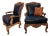 Elevate Your Estate With the Timeless Grandeur of This Exceptional Pair of Maitland-Smith Rococo Revival Armchairs. For Sale