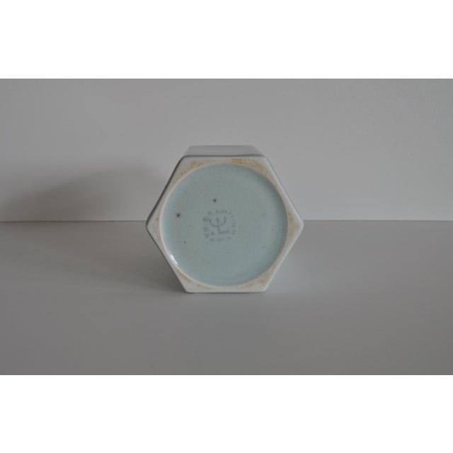 Mint Green Celadon Glazed Vase from Eslau, Denmark, 1950s-1960s For Sale - Image 9 of 12