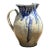 Vintage Drip Glazed Ceramic Pitcher For Sale