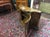 Vintage Console Cabinet, Burl Walnut Narrow Cabinet For Sale - Image 6 of 12