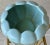 Circa 1950 Camark Pottery Style# 620 Earthenware Matte Bluish-Green Lotus Cachepot For Sale In Austin - Image 6 of 9