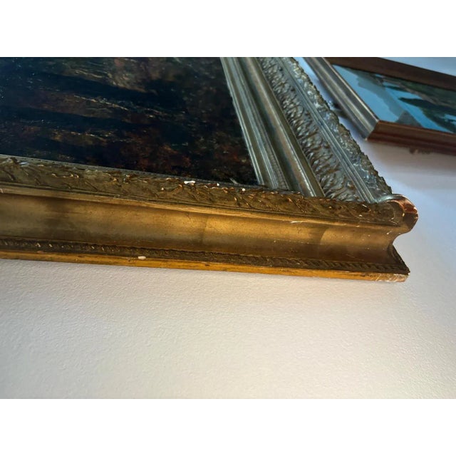 René Gourdon, Peasant Woman in the Forest, Oil on Canvas For Sale - Image 11 of 12